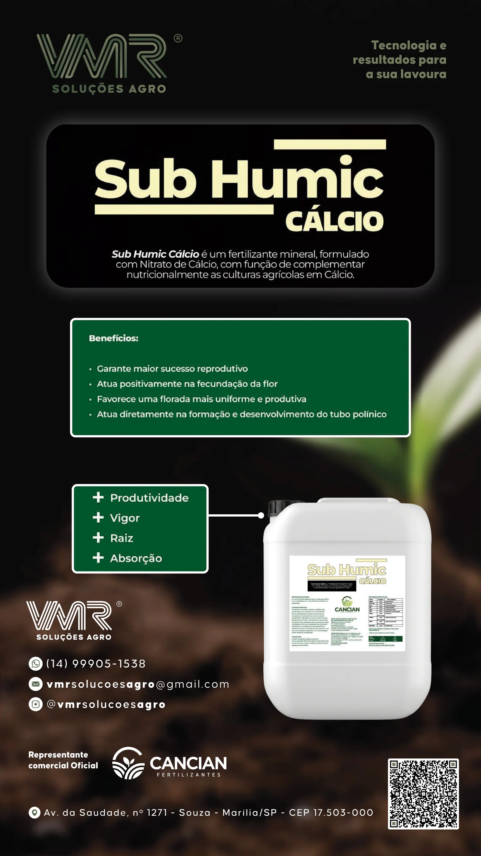Sub Humic Cálcio
