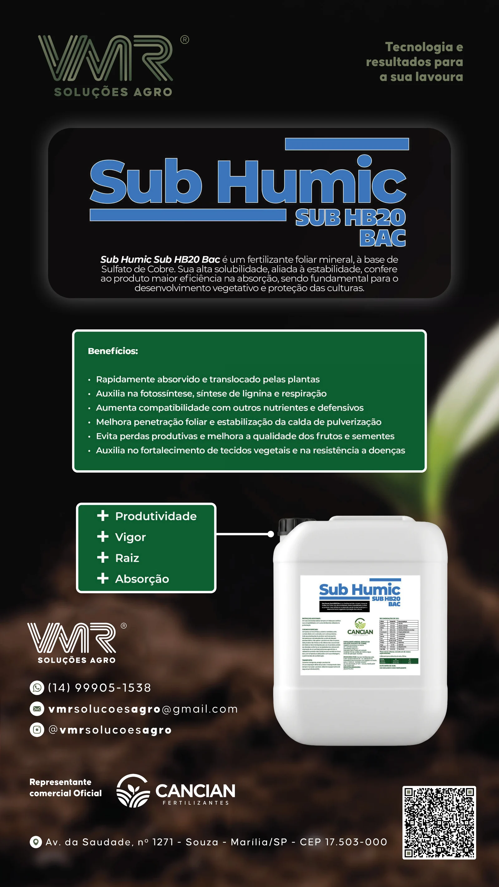 Sub Humic HE20 BAC